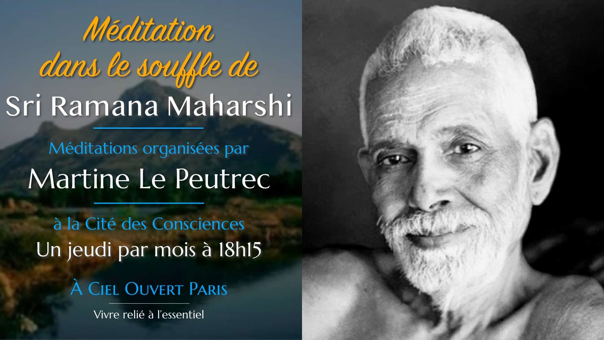 Méditation dans le souffle de Sri Ramana Maharshi – Martine Le Peutrec